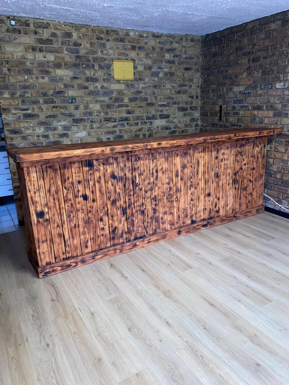 Custom timber counter built by Fix and Flo