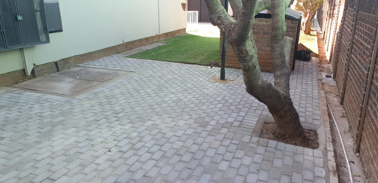 Completed paving project by Fix & Flo